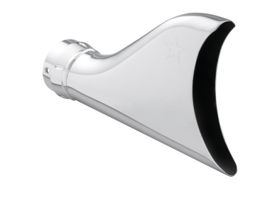 FP Fischtail Endkappe Verchromt 2.5 Zoll